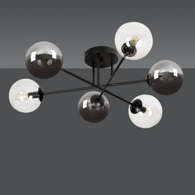Brendi 6B Glazen Bol Plafondlamp