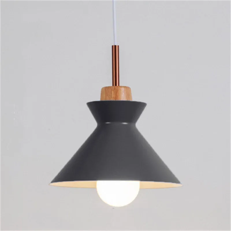 Scandinavische MULTI Metaal Hout Macaroon Hanglamp voor Keuken HL88