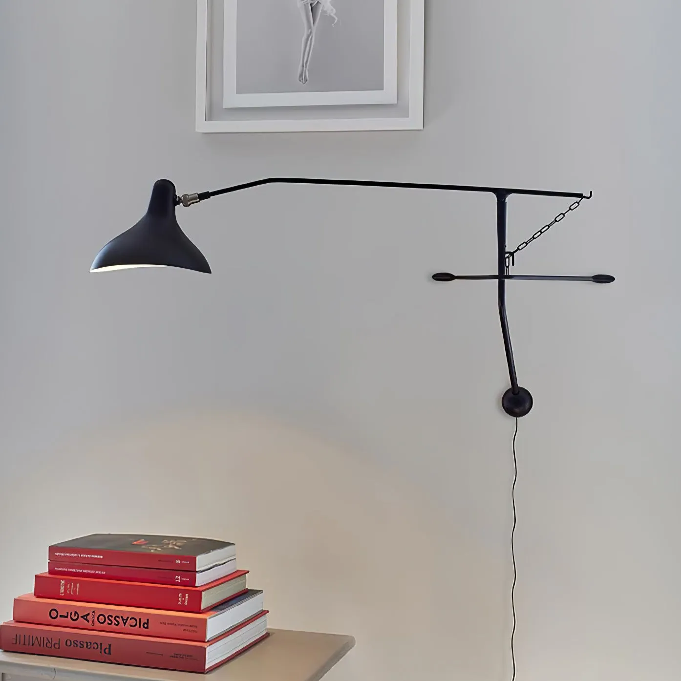 Moderne eendenbek-design Mantis Arm Wandlamp HL1112