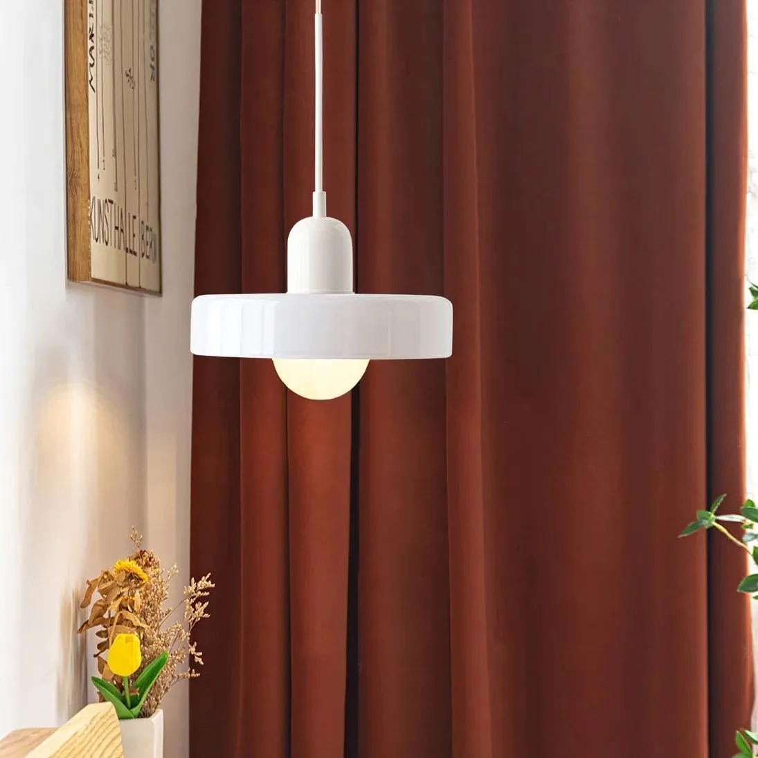 Kalo Disc Kleurrijke Hanglamp - Moderne Glazen Hanglamp voor de Eetkamer HL2447