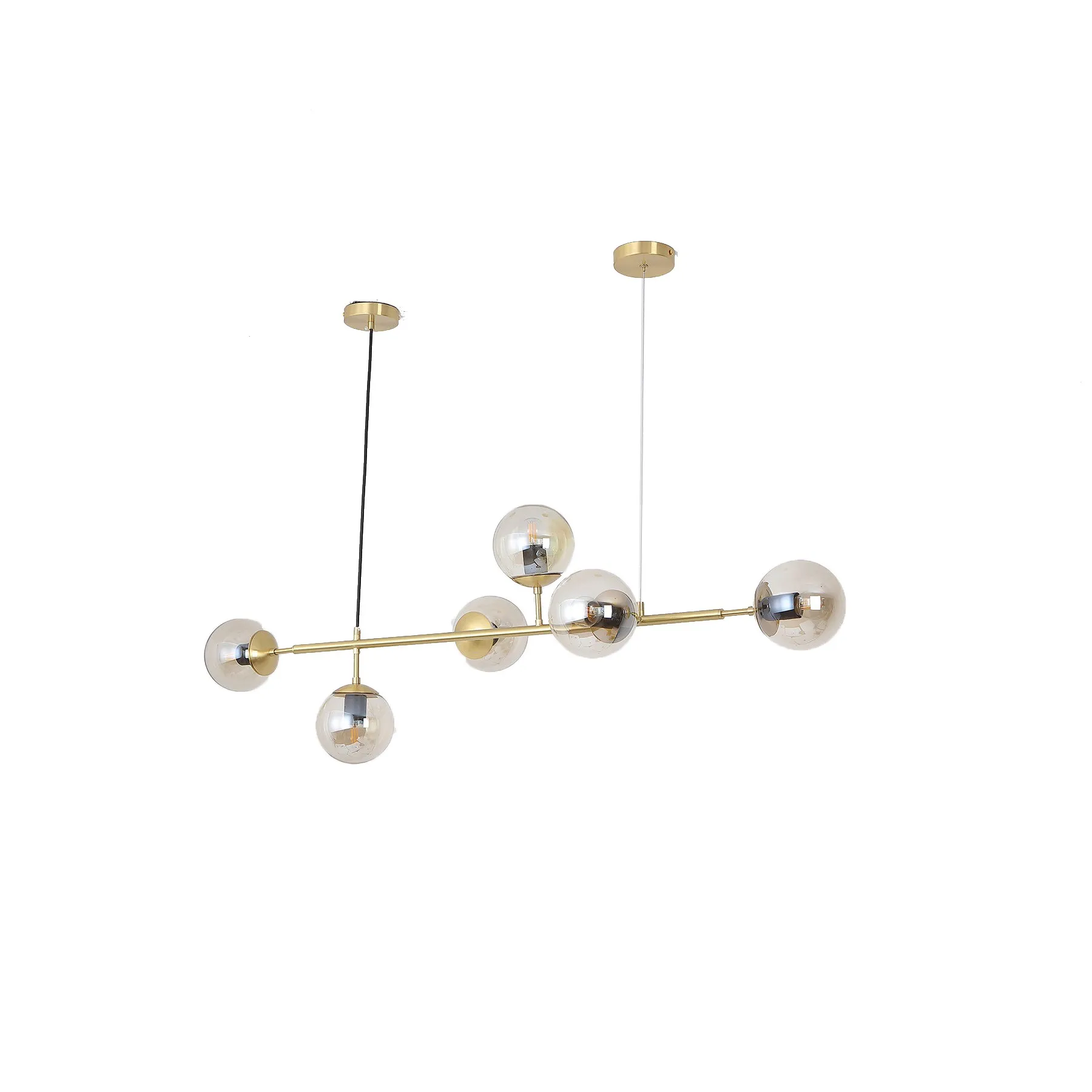 Orb moderne glazen bol hanglamp voor woonkamer