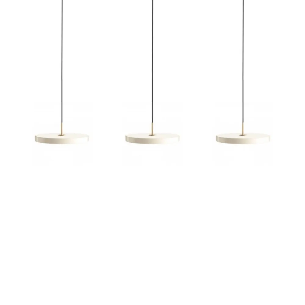 Schijfvormige Moderne Hanglamp - Zwart Wit LED Ontwerp HL1051