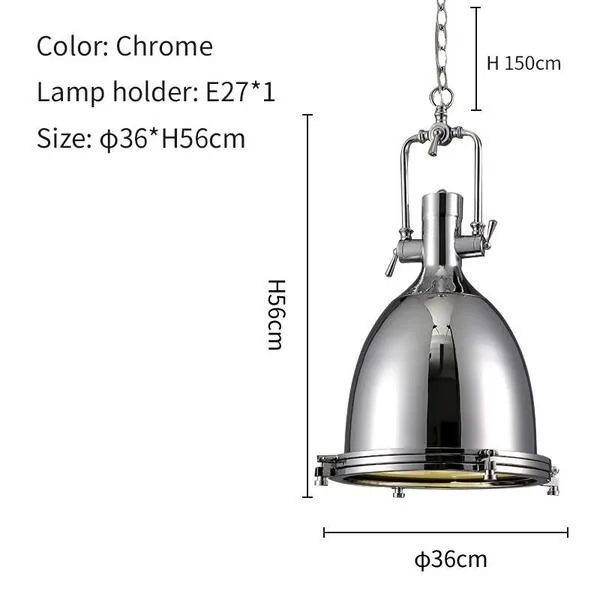 metalen industriële hanglamp HL37