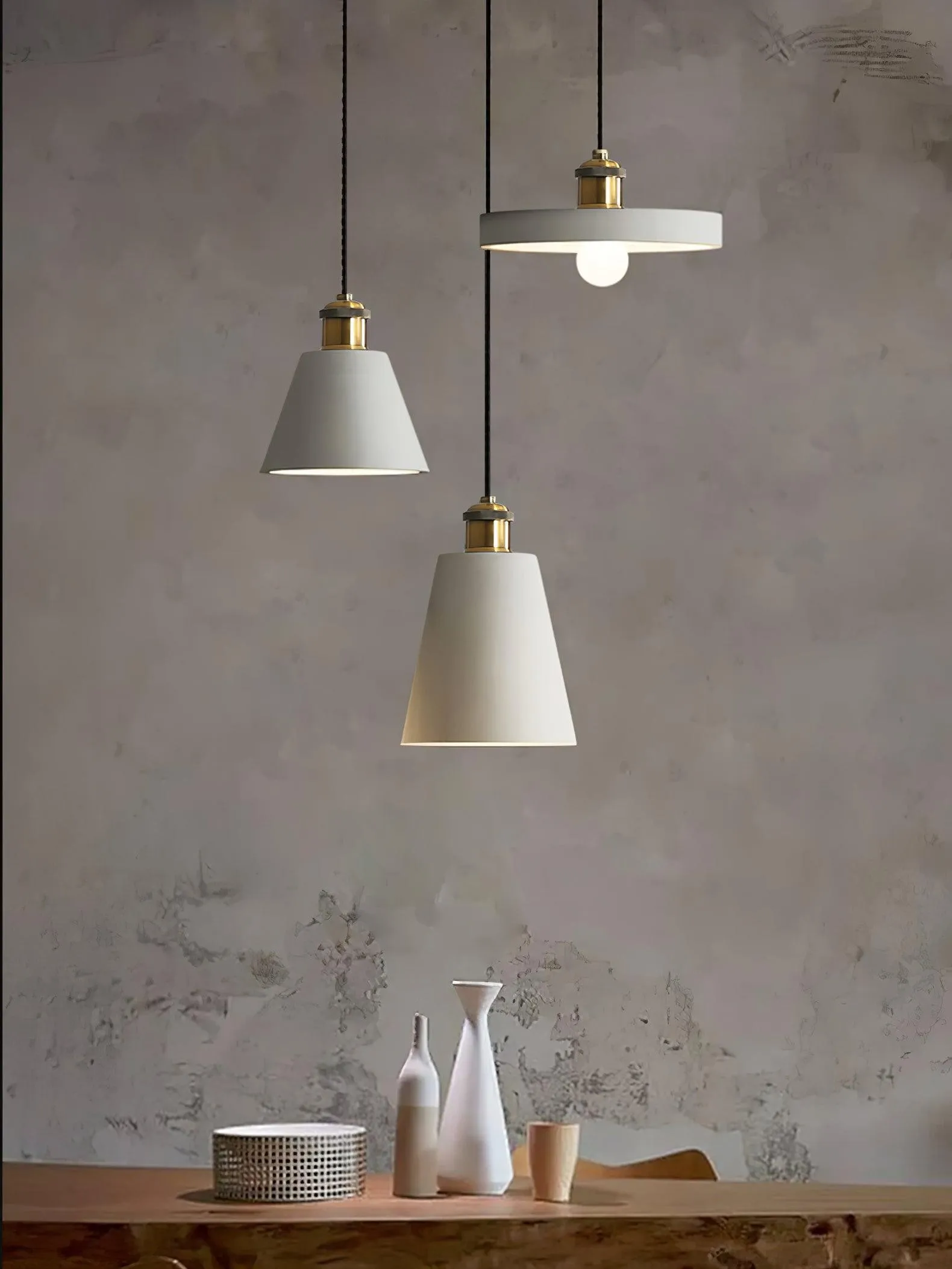 Moderne hars geometrische hanglamp HL787