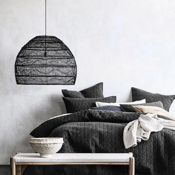 Rustieke Rieten Mand Rotan Kooi Hanglamp HL161