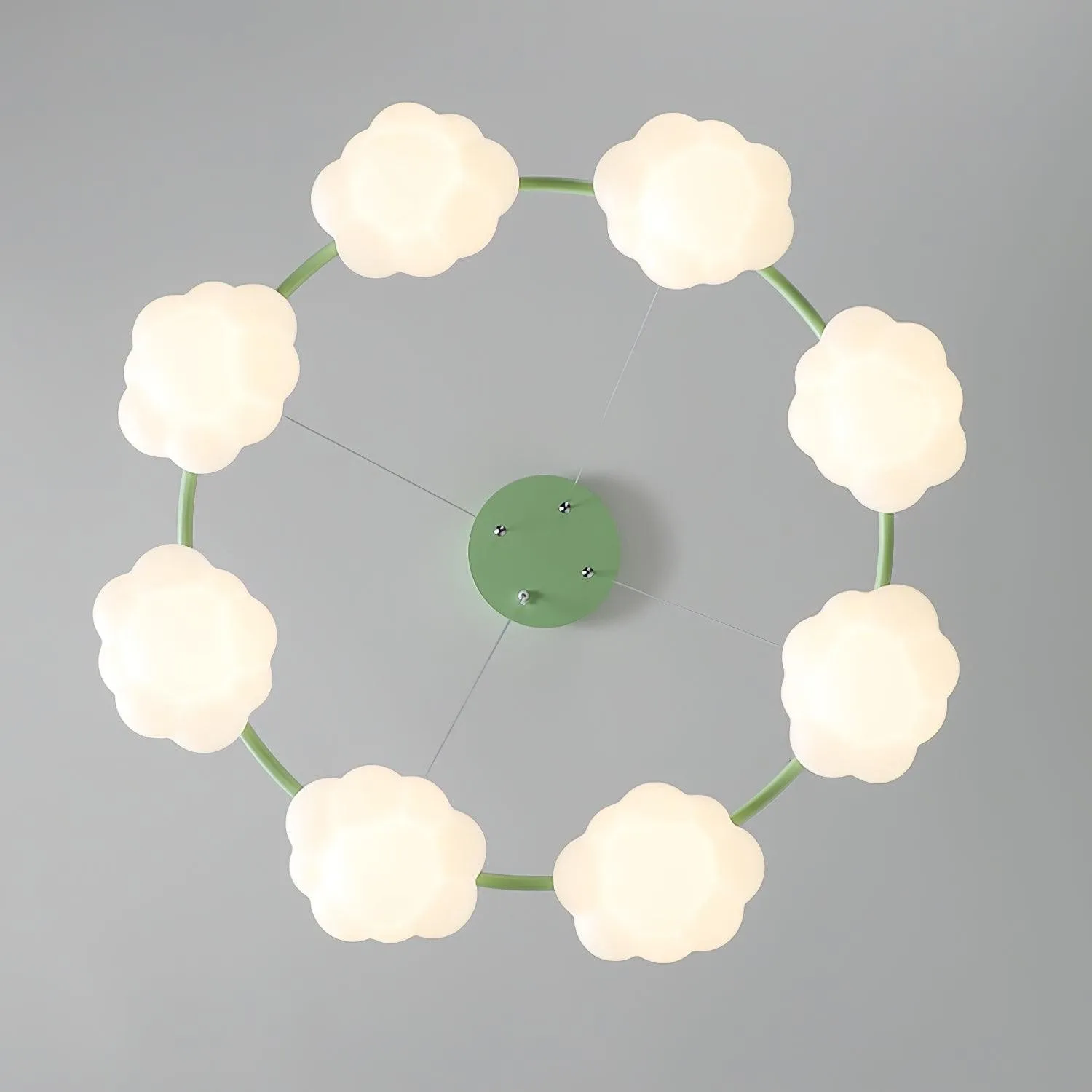 Crèmekleurige stijl creatieve persoonlijkheid wolken kroonluchter HL893