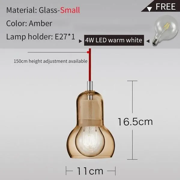 Mega Bulb Retro Glazen Hanglamp