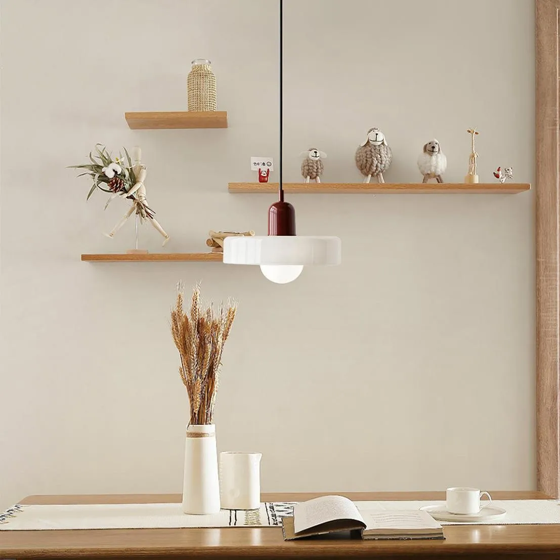 Kalo Disc Kleurrijke Hanglamp - Moderne Glazen Hanglamp voor de Eetkamer HL2447