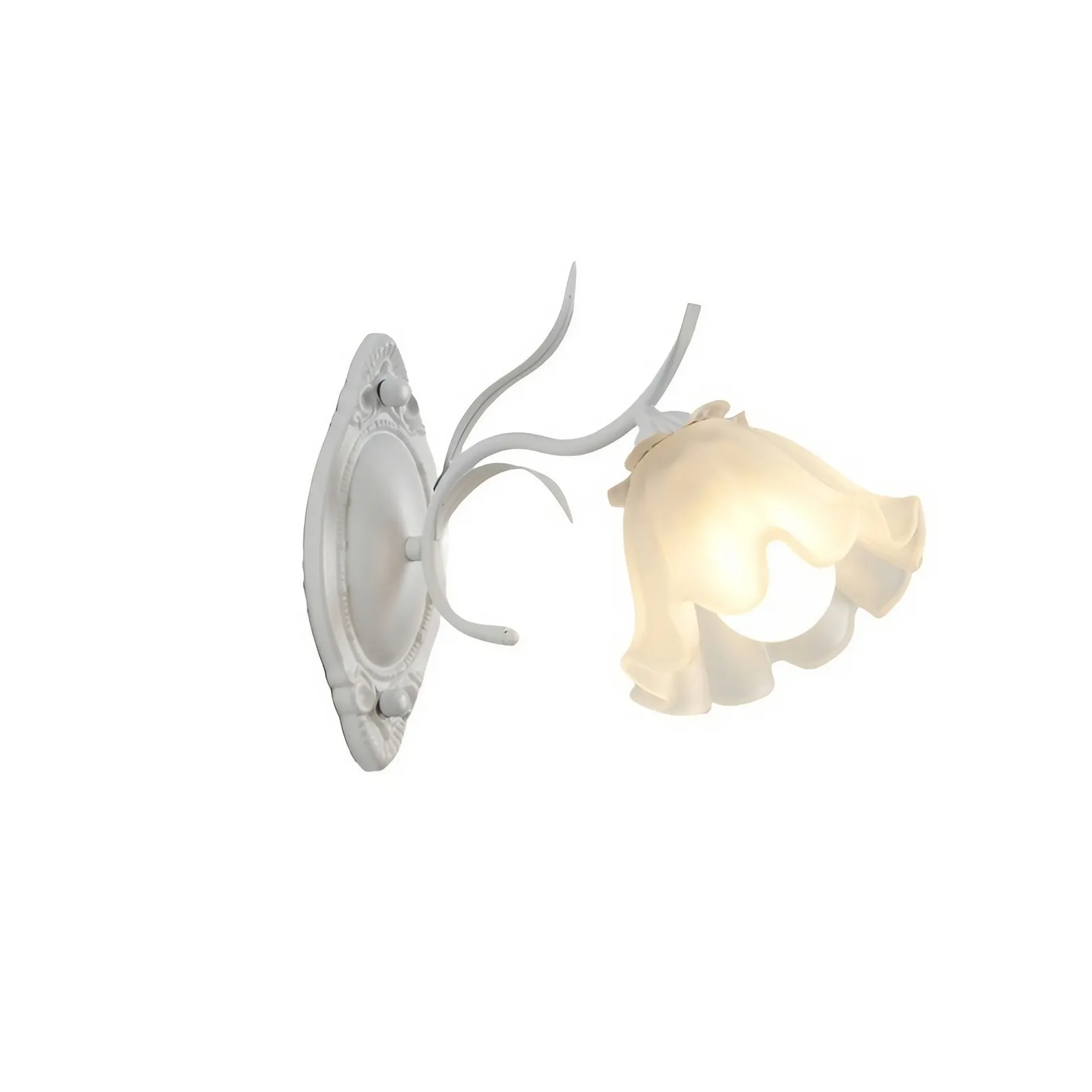 Nordic Retro Leliebloem Glazen Wandlamp HL304