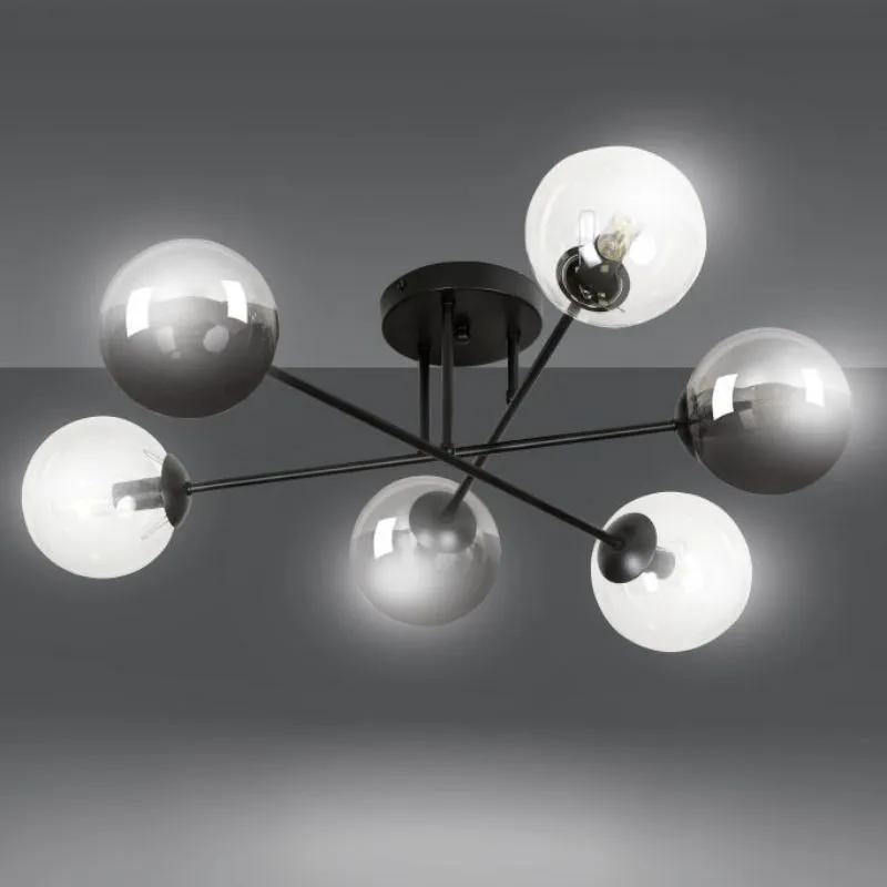 Brendi 6B Glazen Bol Plafondlamp
