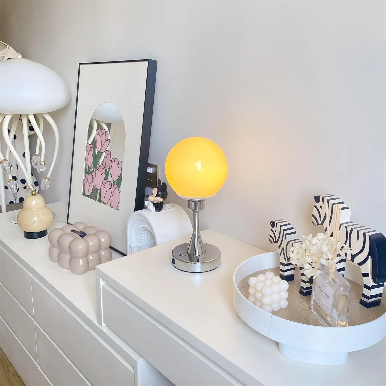 Candy Balls Moderne Bauhaus Glazen Tafellamp HL98