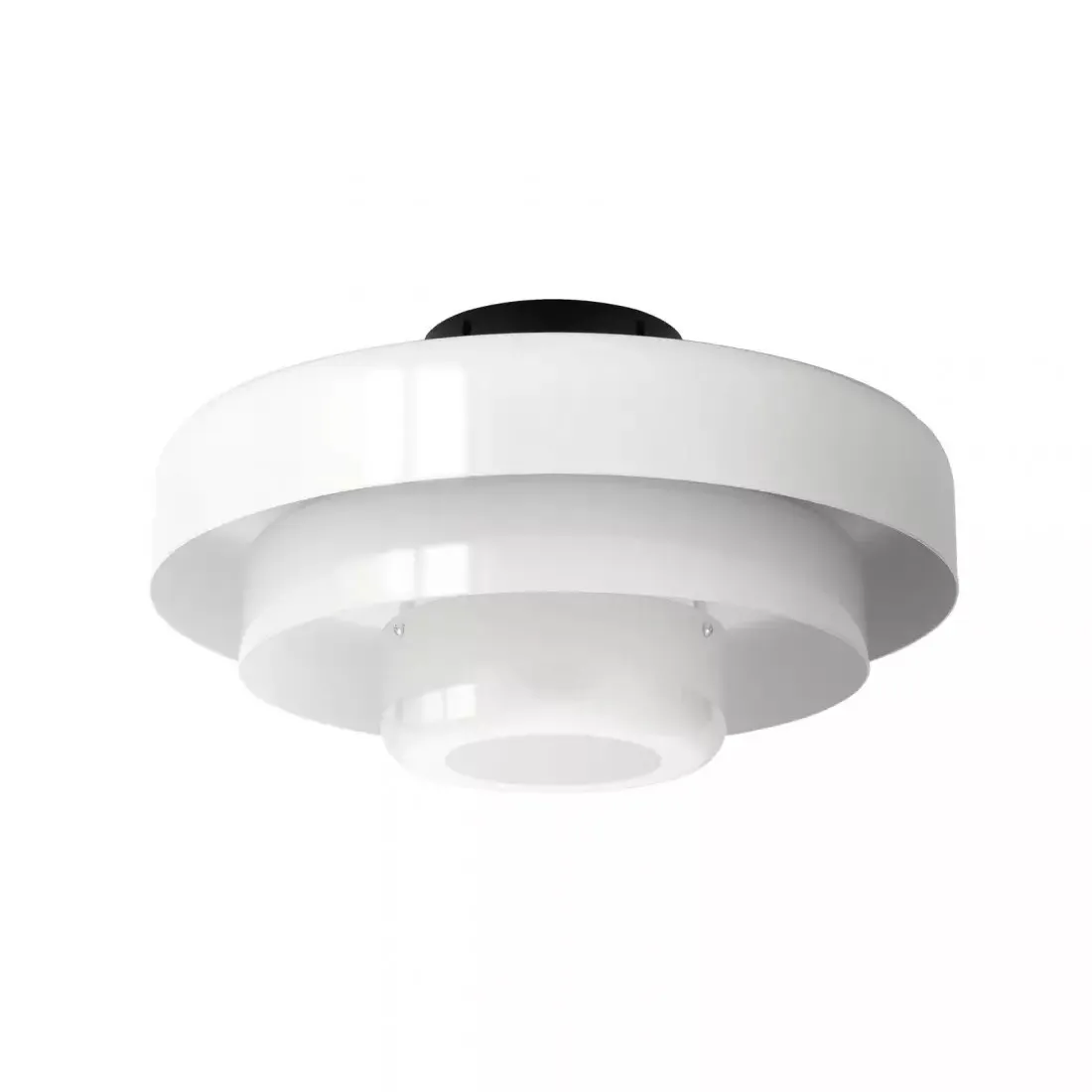 Veleora Bauhaus Drielaagse Plafondlamp - Kleurrijke Metalen Schijflamp HL1843