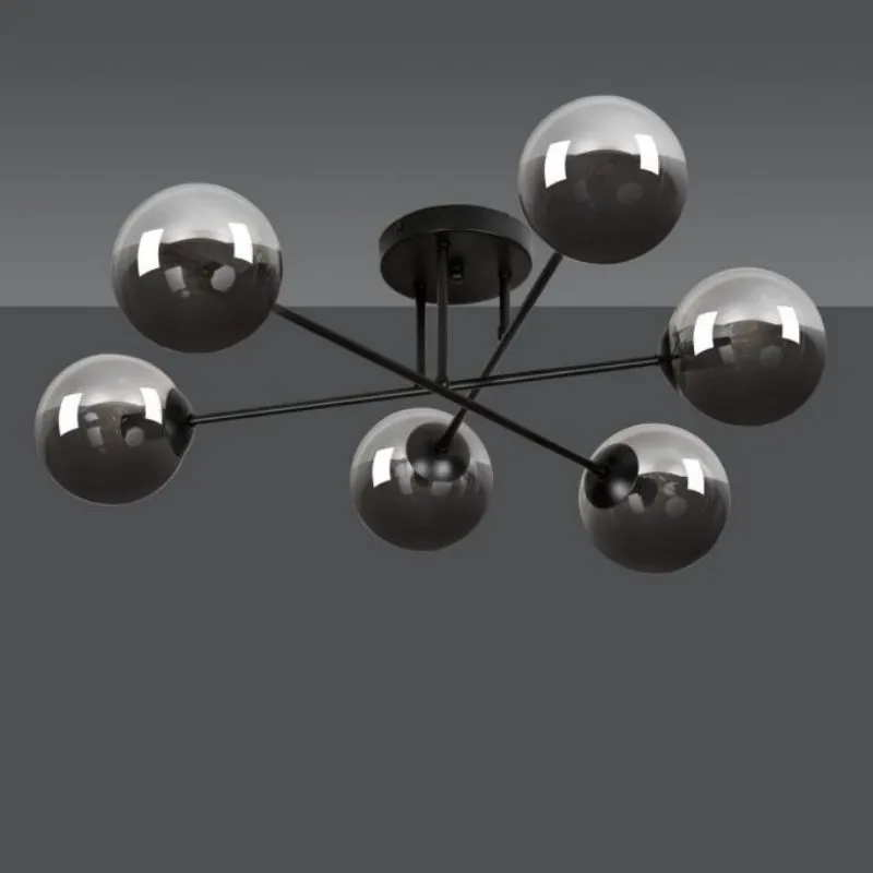 Brendi 6B Glazen Bol Plafondlamp