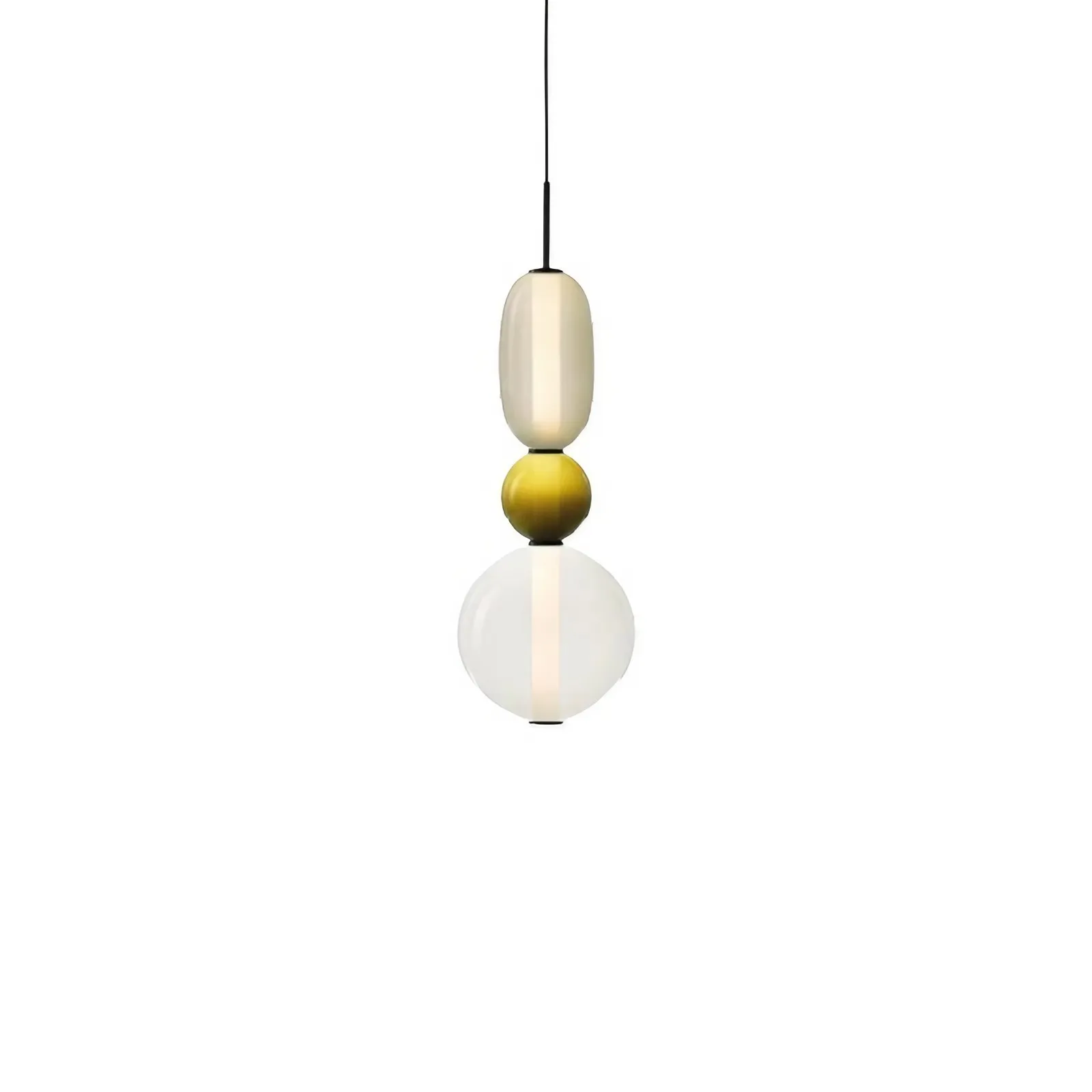 Noordse Hanglamp Van Gebrandschilderd Glas HL299