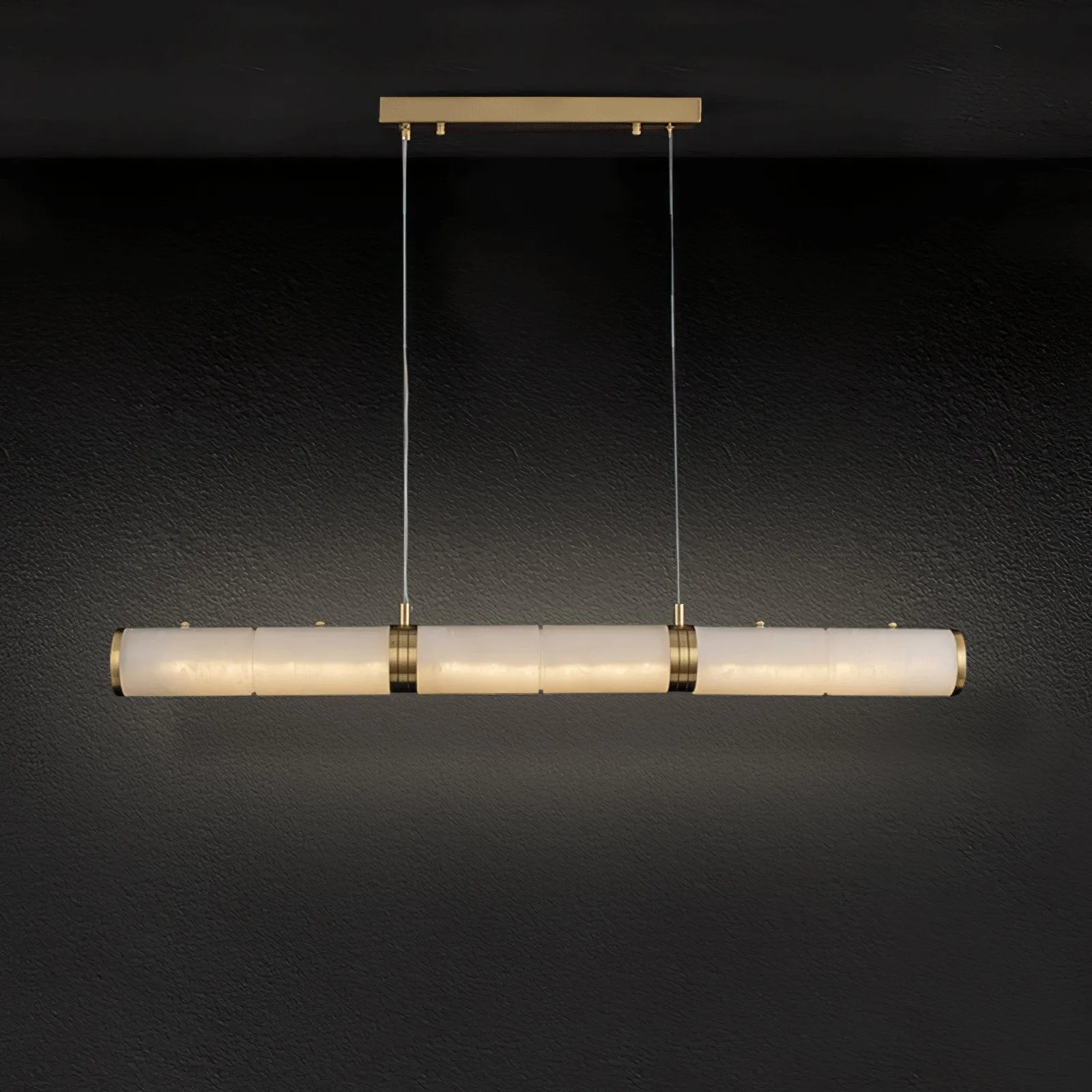 Luxe albasten balken hanglamp HL345