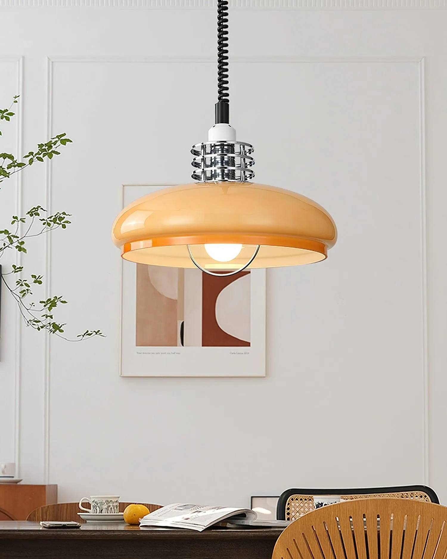 Nordic Cream intrekbare hanglamp HL914