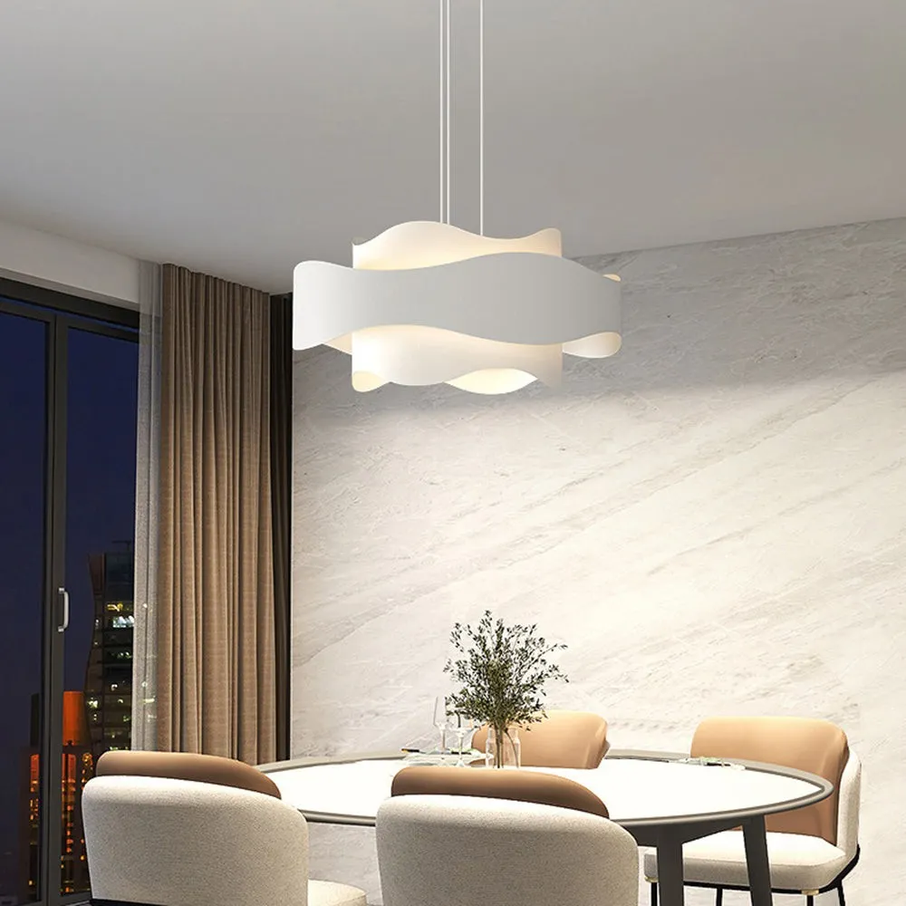 Crèmekleurige moderne minimalistische slaapkamer hanglamp HL474