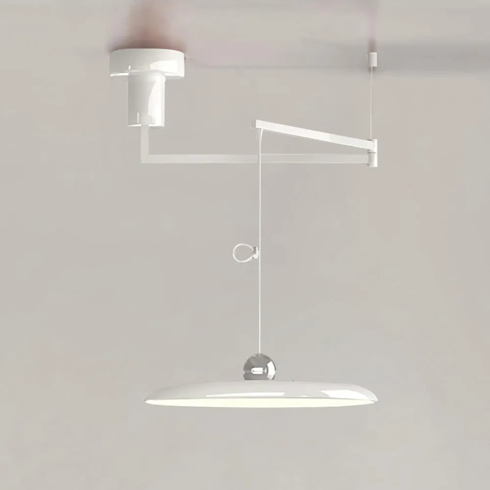 Eenvoudige moderne verstelbare hanglamp met zwenkarm HL885