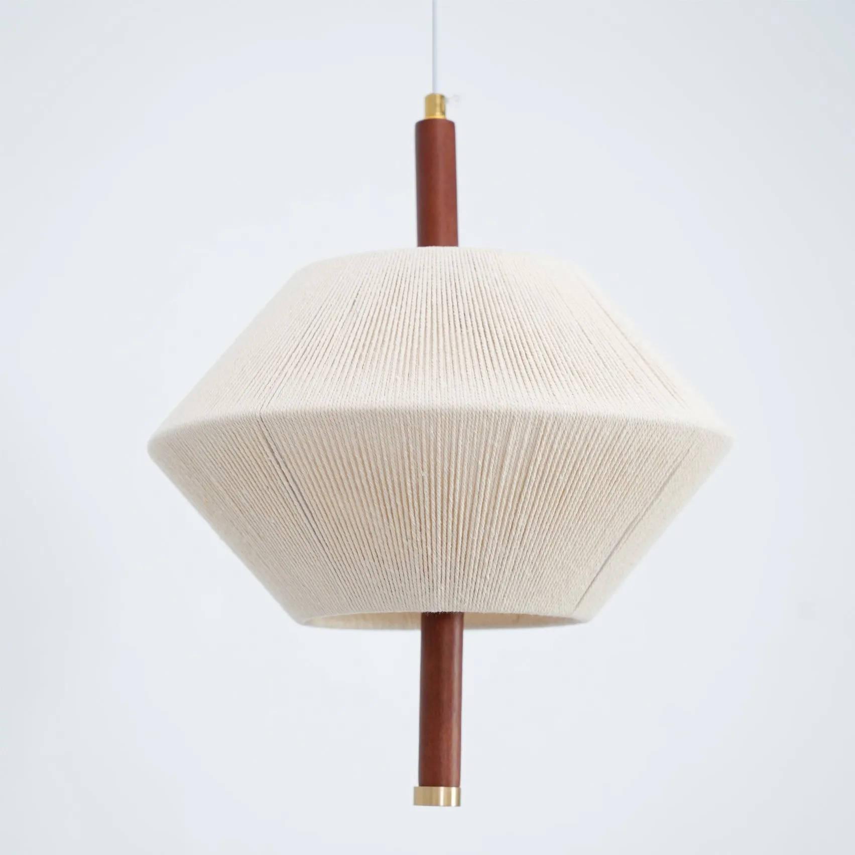 Japanse Wabi-Sabi-stijl geweven stoffen hanglamp HL880