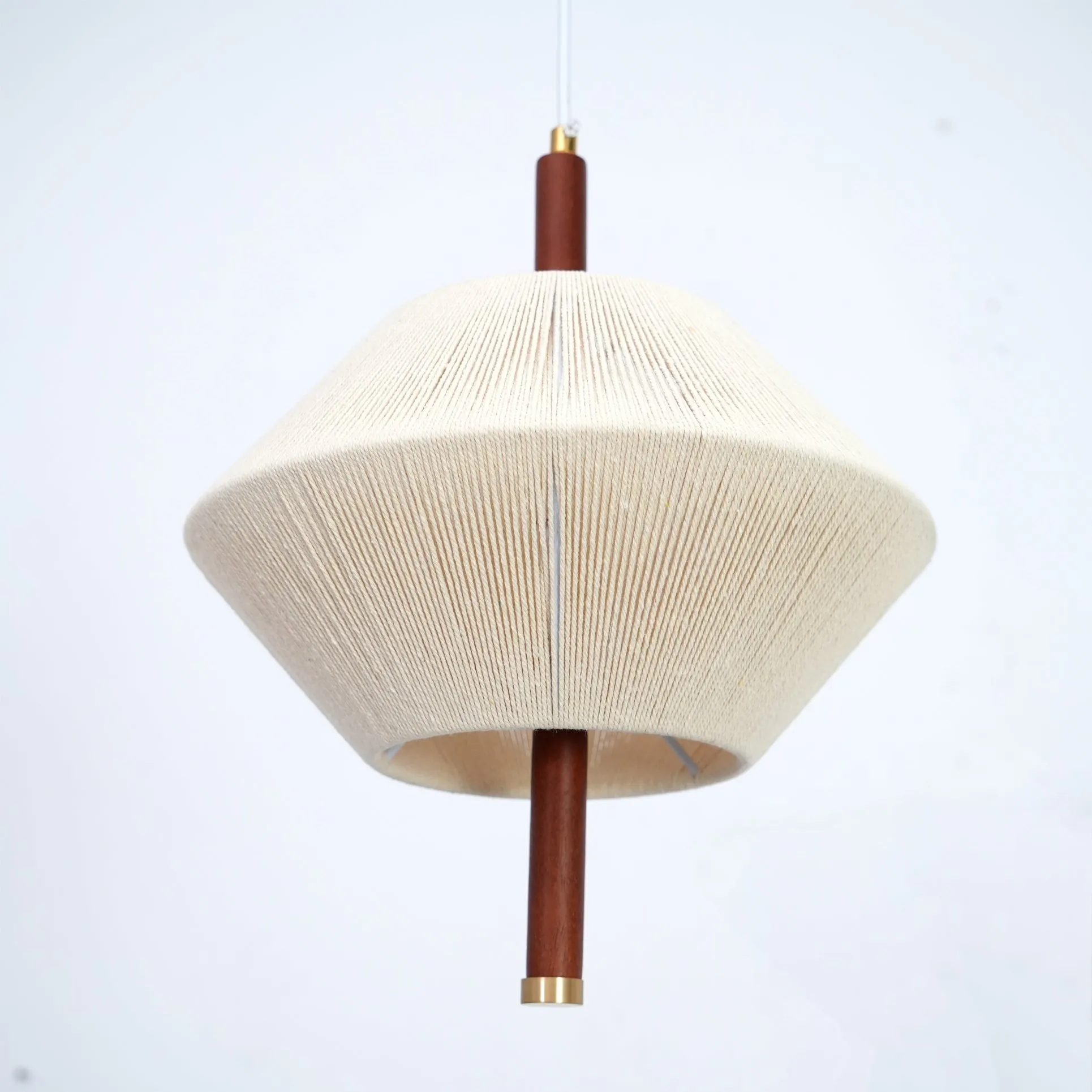 Japanse Wabi-Sabi-stijl geweven stoffen hanglamp HL880