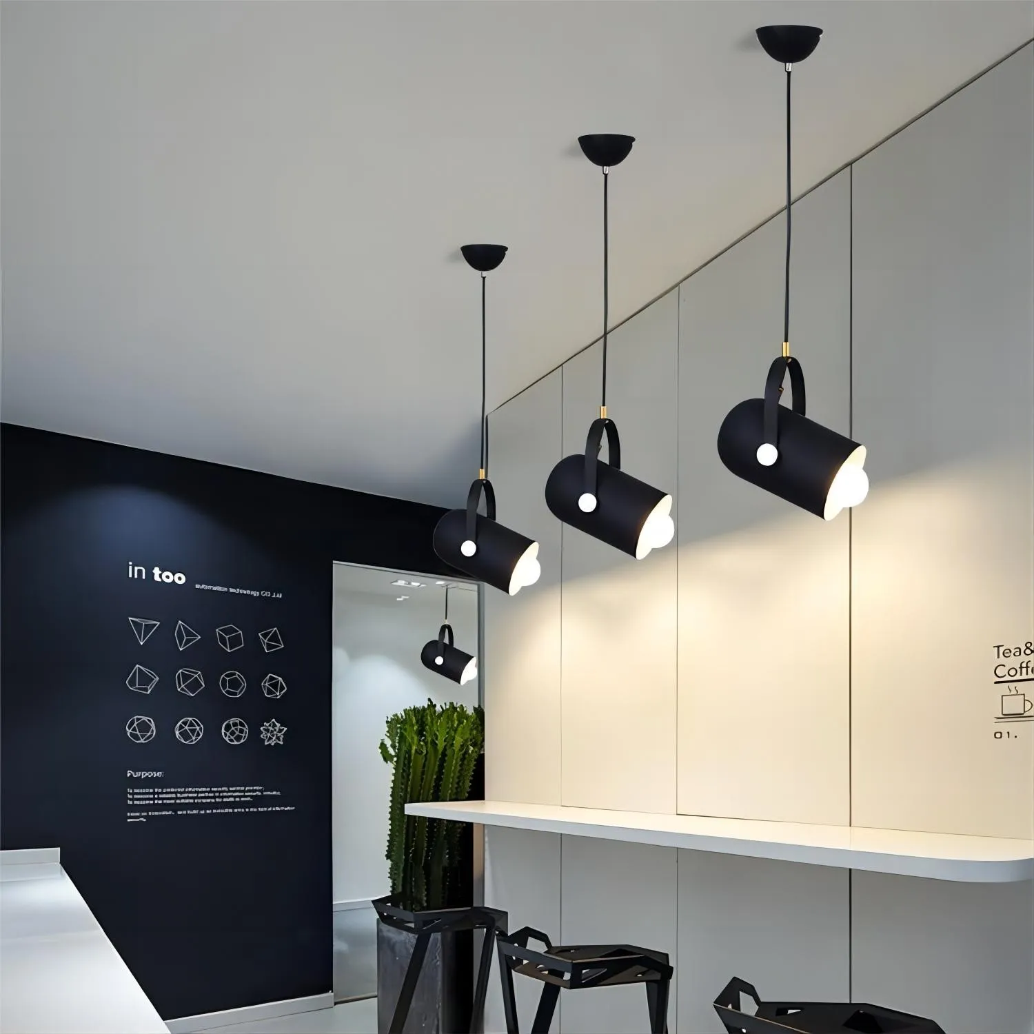 Nordic Macaroon Emmer Hoekige Drop Light HL103