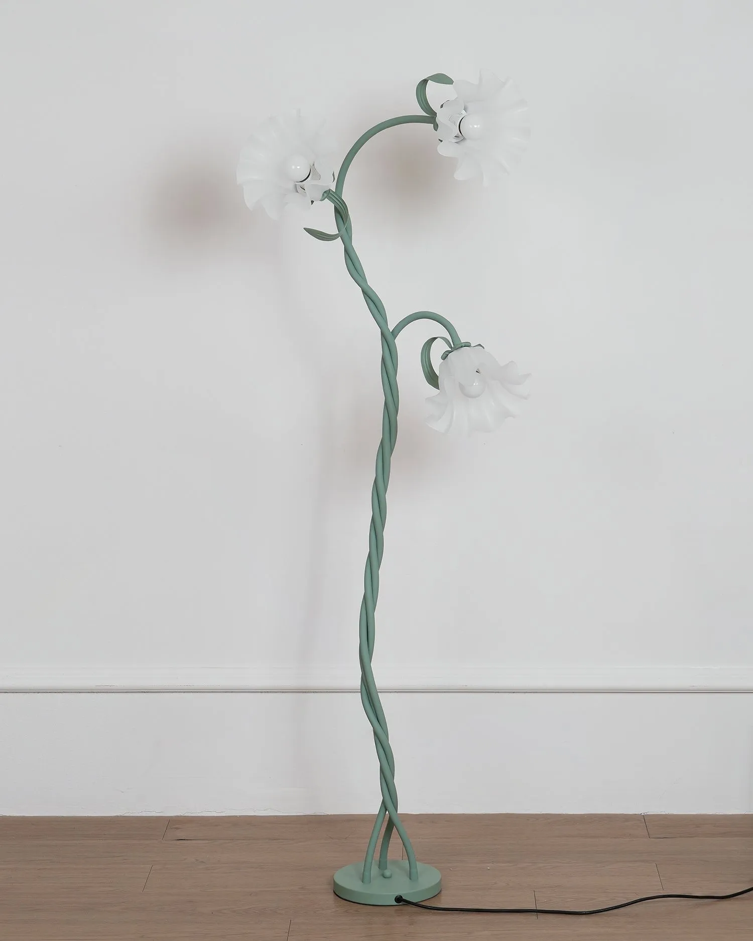 Creatieve multi-kops wikkelbloemvormige vloerlamp HL403