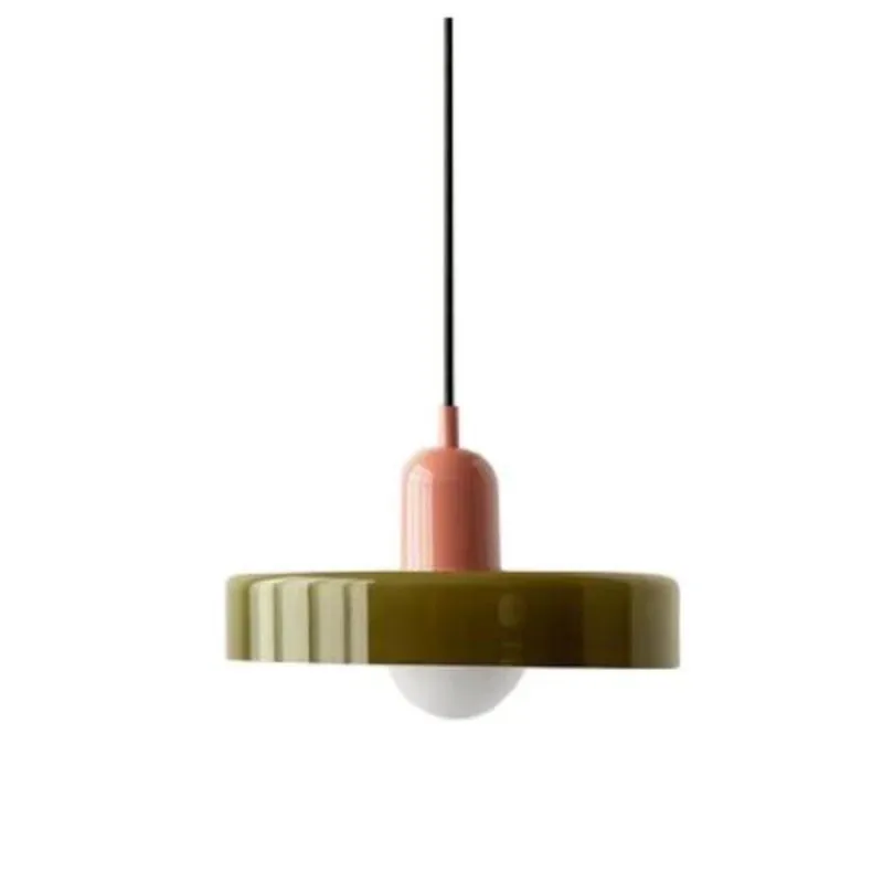Kalo Disc Kleurrijke Hanglamp - Moderne Glazen Hanglamp voor de Eetkamer HL2447