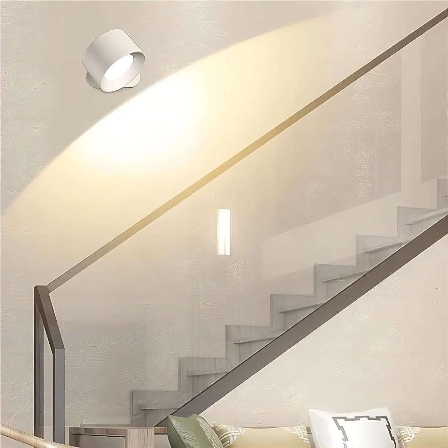 Draaibare USB Oplaadbare LED Wandlamp HL136