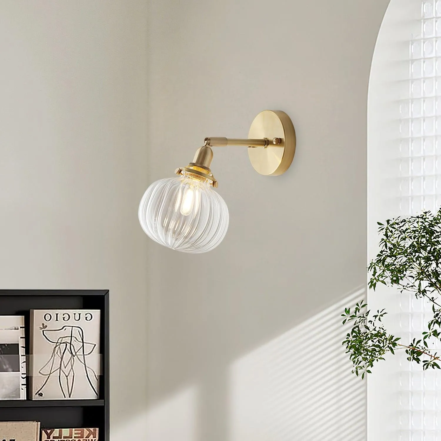 Eenvoudige hal entree pompoenpatroon wandlamp HL771