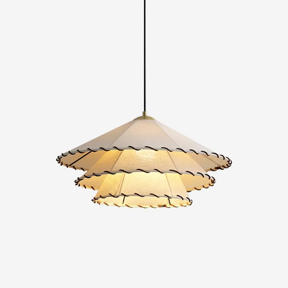 Vintage Lotusblad Stoffen Hanglamp HL639
