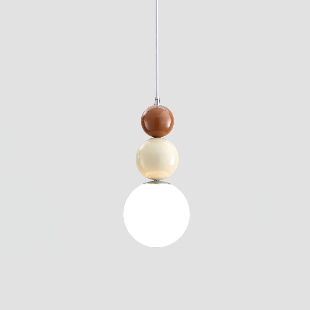 Nordic Cream Moderne Eenvoudige Dot Hanglamp HL460
