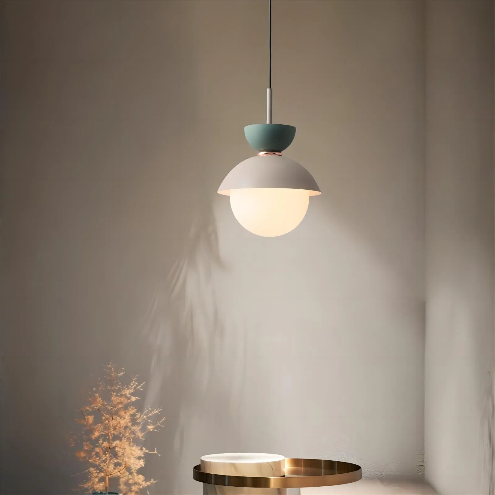Noordse Aluminium Macaroon Bal Vorm Slaapkamer Hanglamp HL87