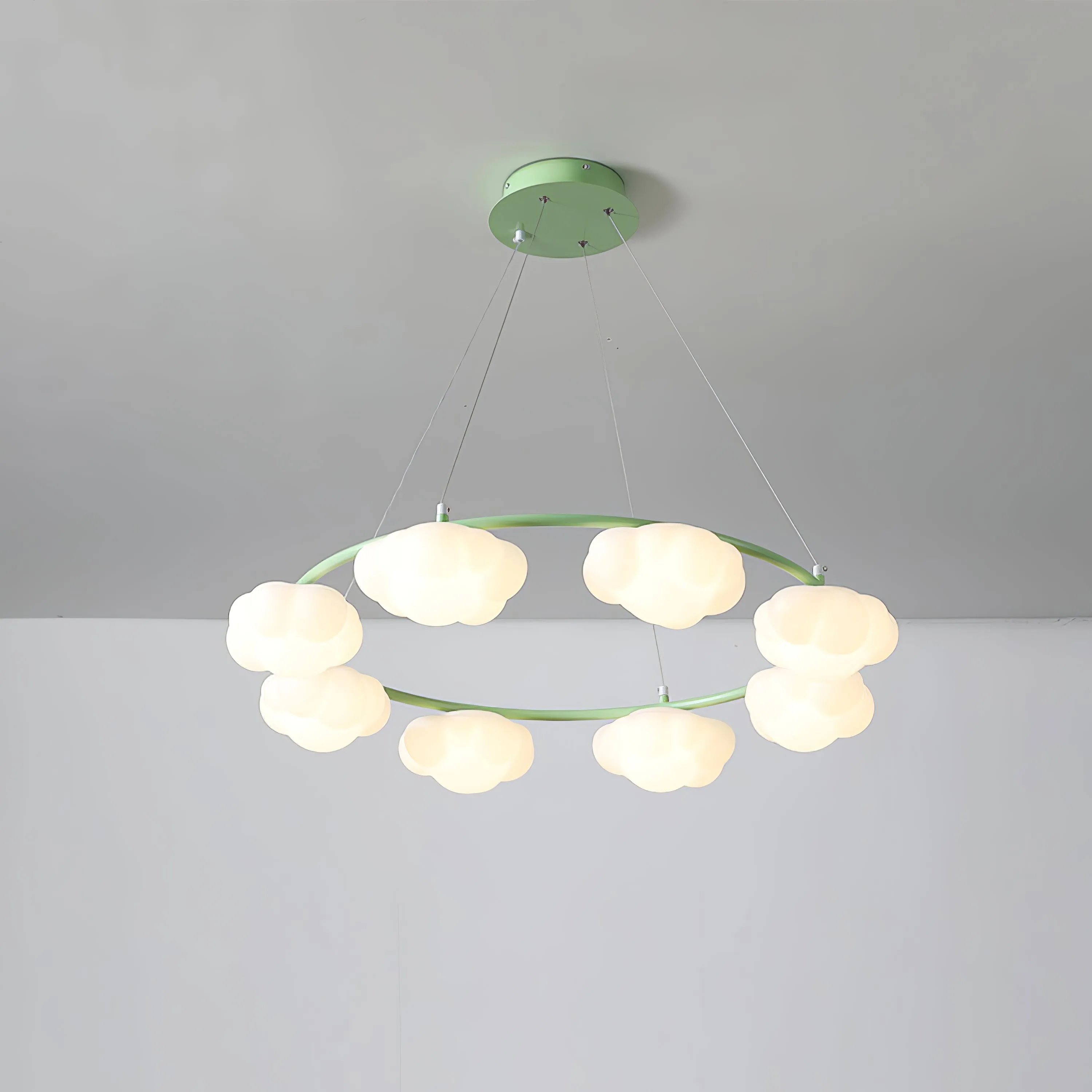 Crèmekleurige stijl creatieve persoonlijkheid wolken kroonluchter HL893