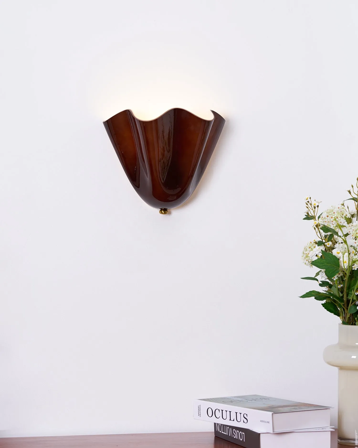 Bellina moderne wandlamp - Artisanaal glas Vera lamp voor interieurdecoratie HL1643