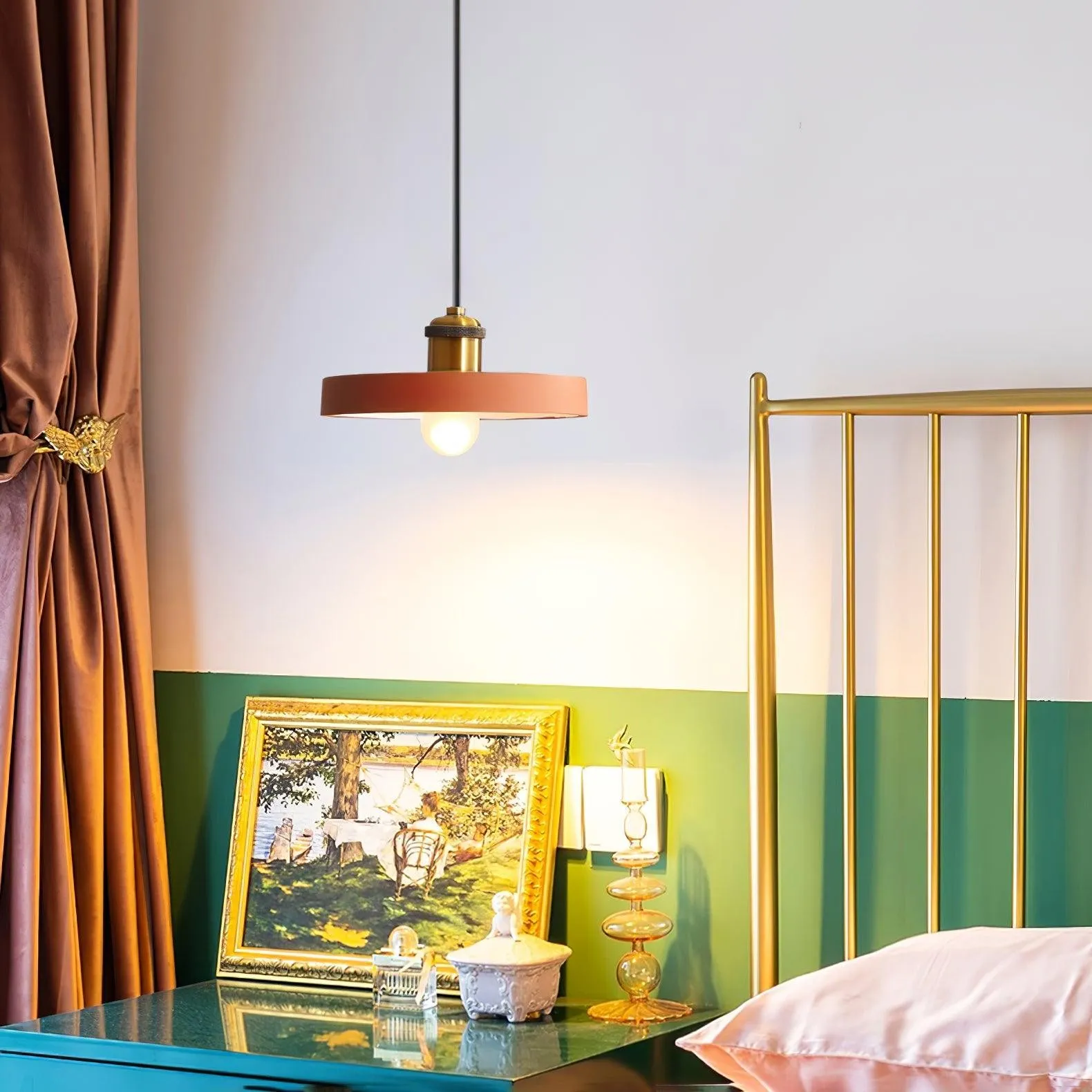 Moderne hars geometrische hanglamp HL787