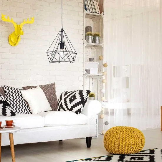 Zwarte Draad Hanglamp