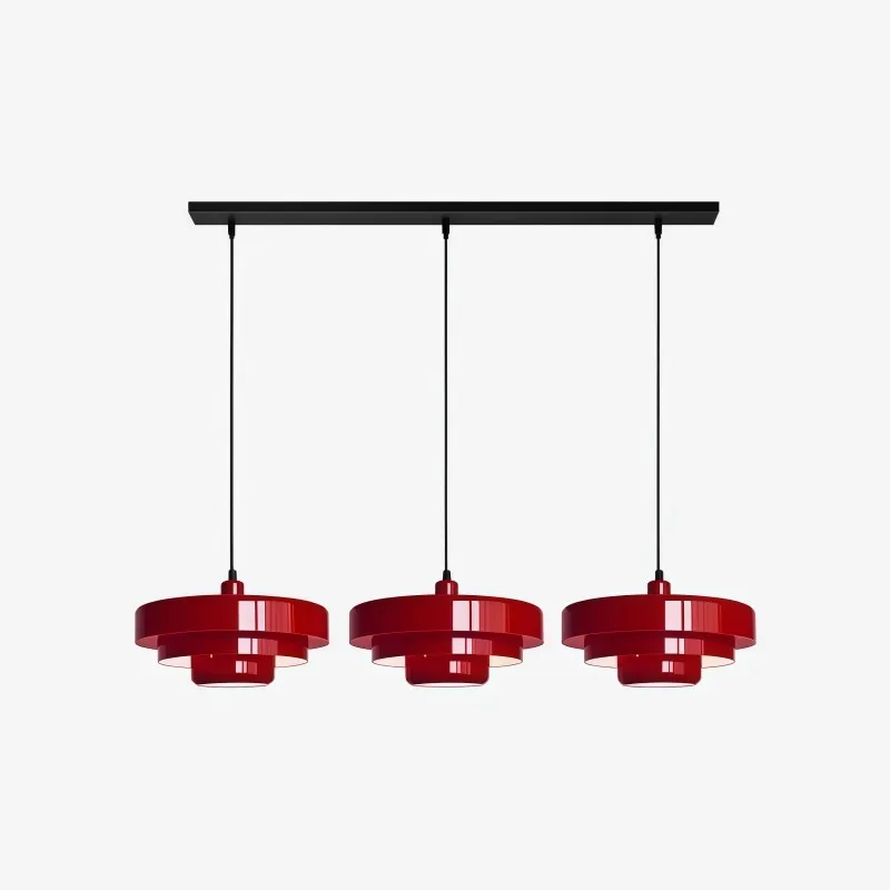 Macaron Disc Hanglamp - Scandinavische Meerlaagse Hanglamp van Metaal voor de Keuken HL179