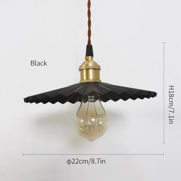 Koperen paraplu hanglamp