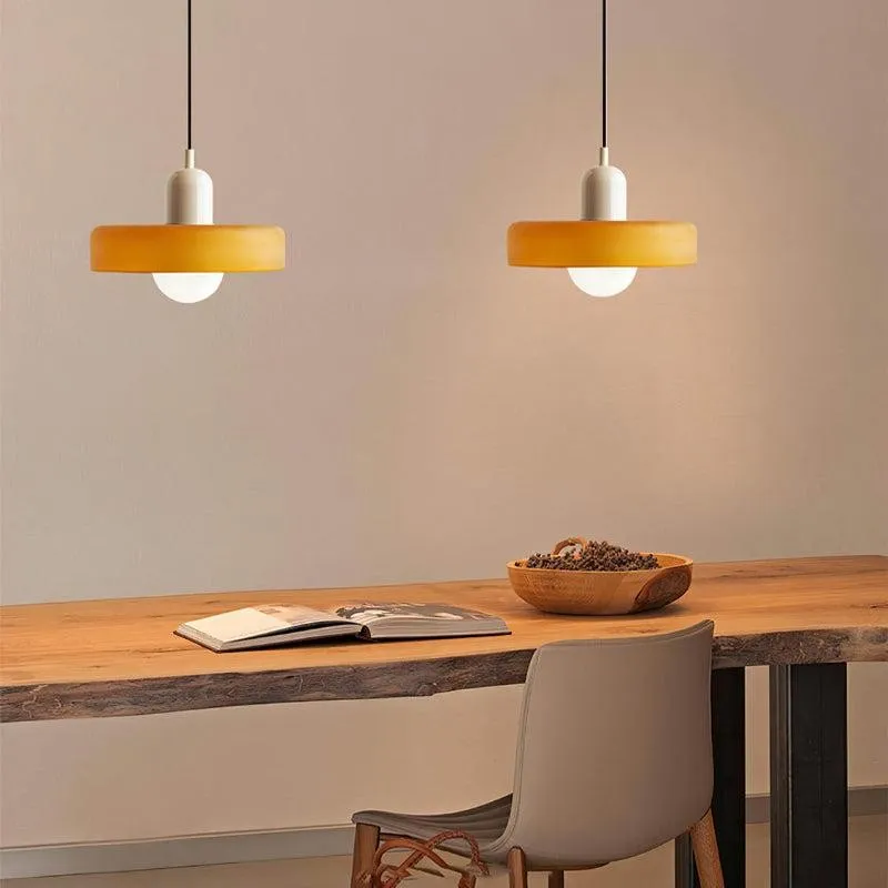 Kalo Disc Kleurrijke Hanglamp - Moderne Glazen Hanglamp voor de Eetkamer HL2447