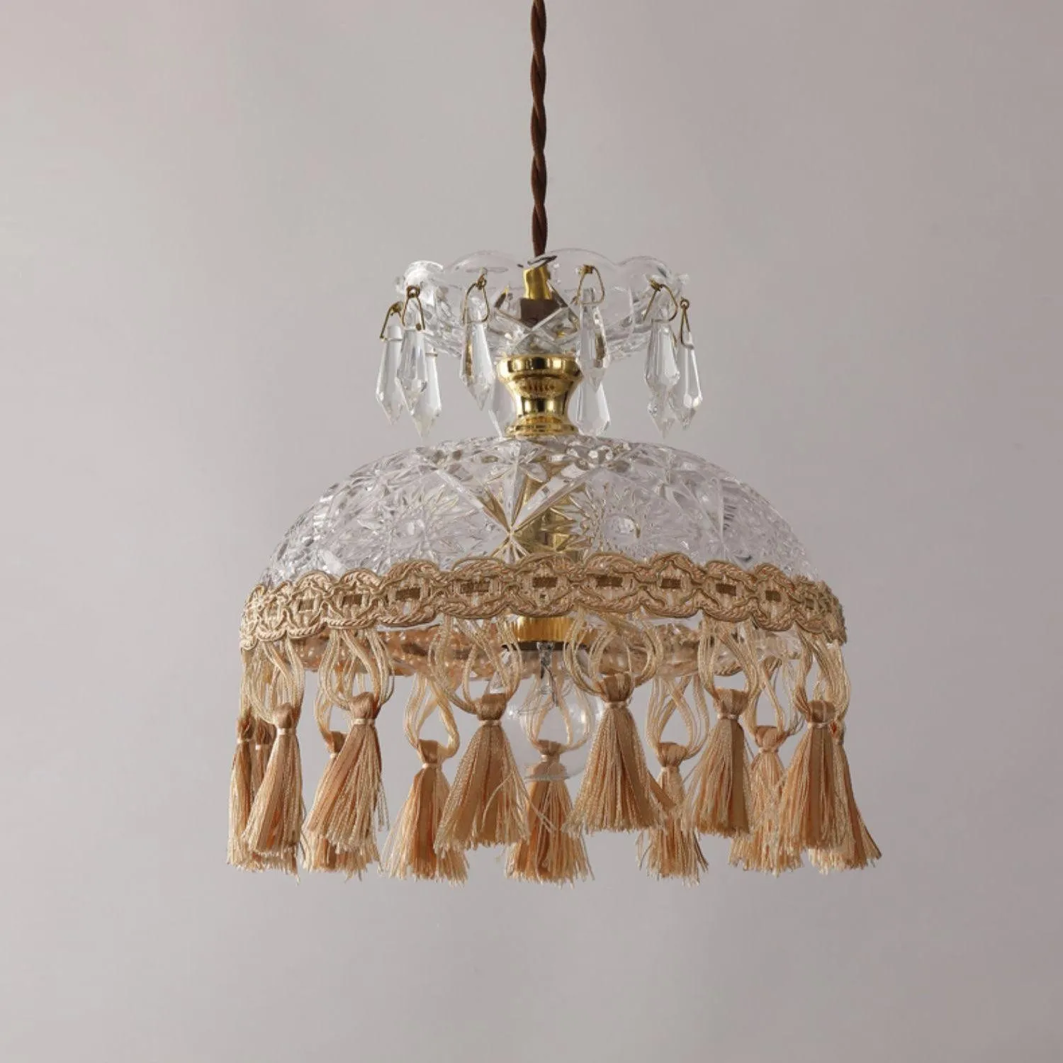 Komvormige kwast hanglamp HL388