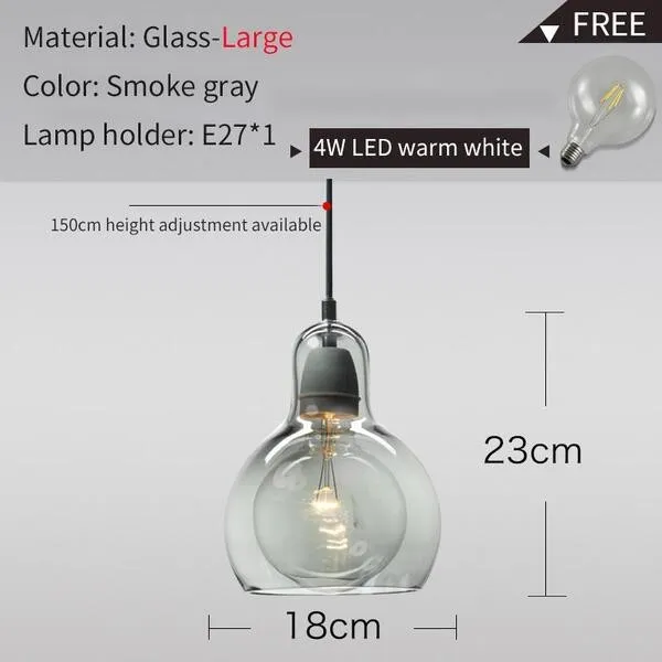 Mega Bulb Retro Glazen Hanglamp