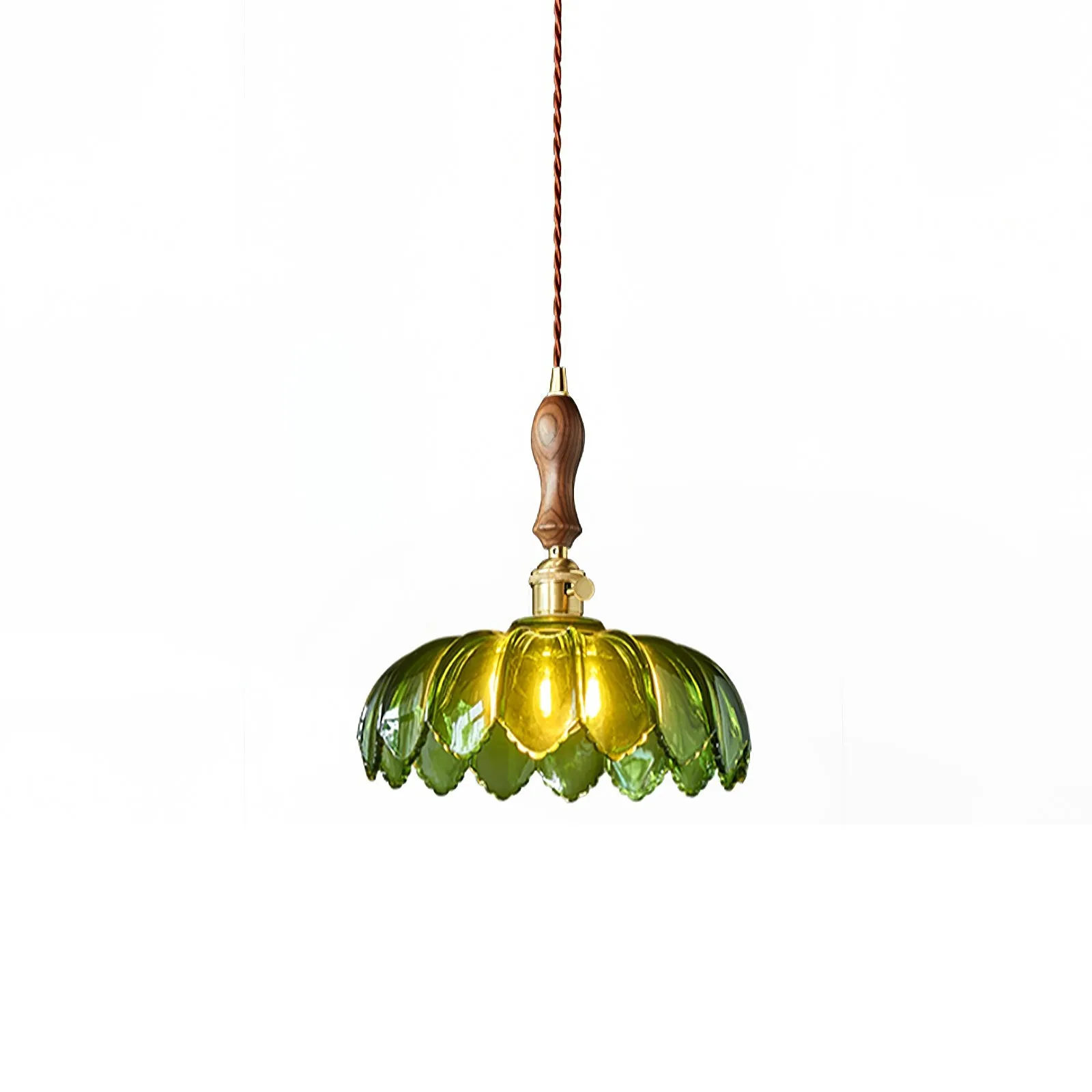 Retro Petal Groene Hanglamp HL600