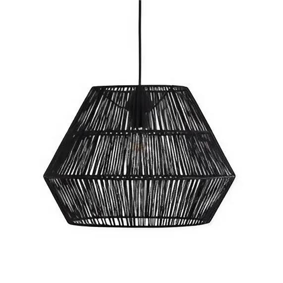Sisine LED rustieke rotan hanglamp