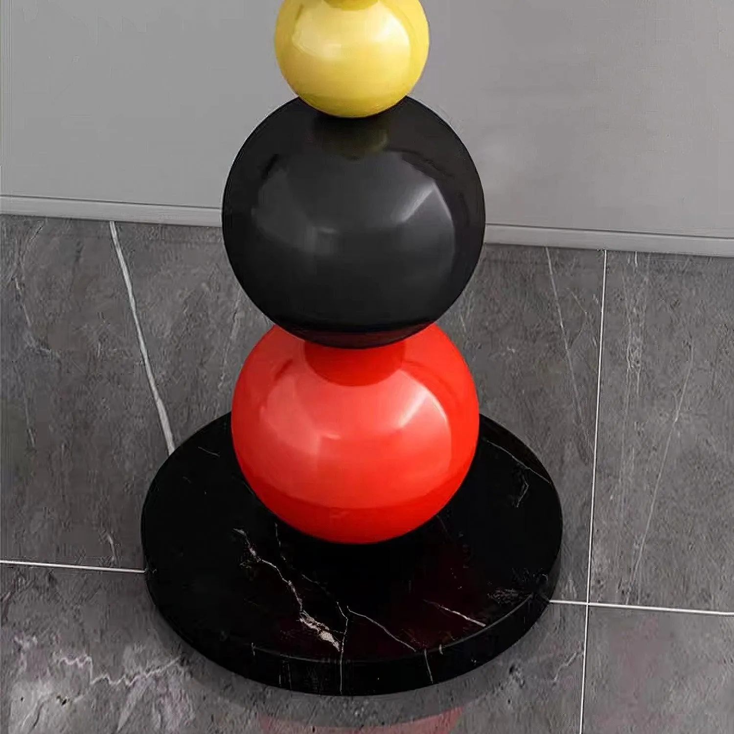 Kleurrijke ronde bol vloerlamp HL485
