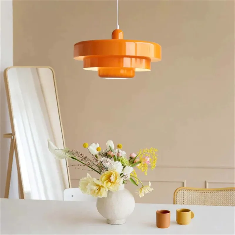 Macaron Disc Hanglamp - Scandinavische Meerlaagse Hanglamp van Metaal voor de Keuken HL179