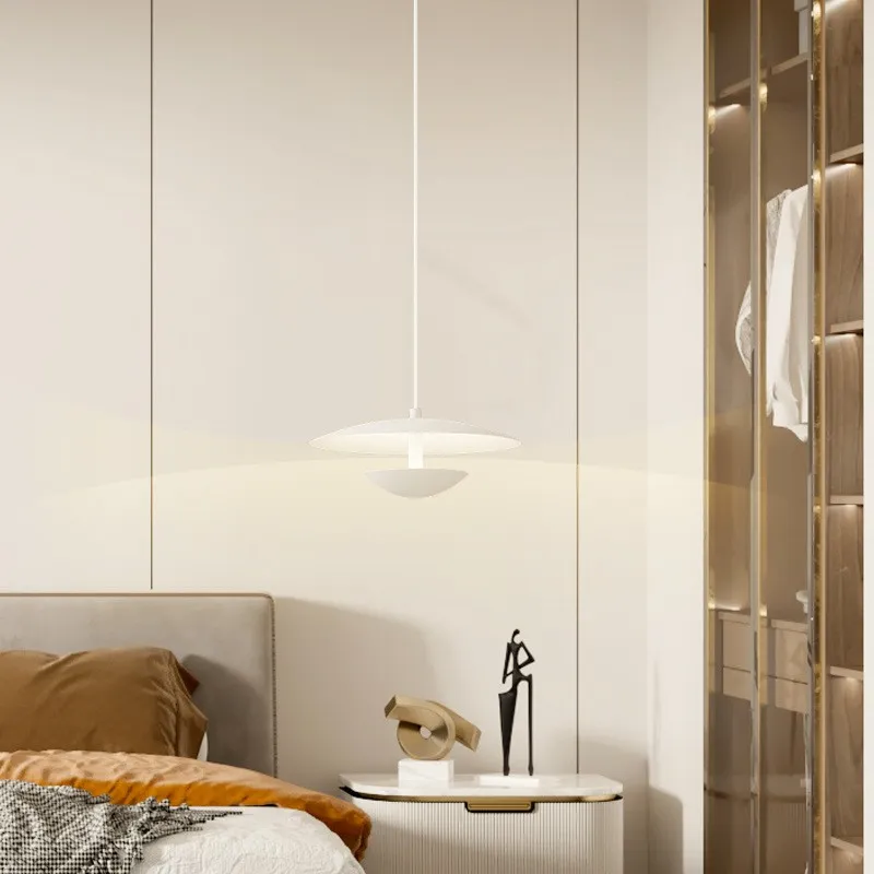 Moderne Scandinavische minimalistische witte hanglamp HL123