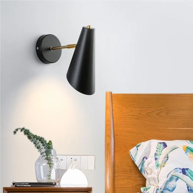 Industrieel design verstelbare bed wandlamp HL140