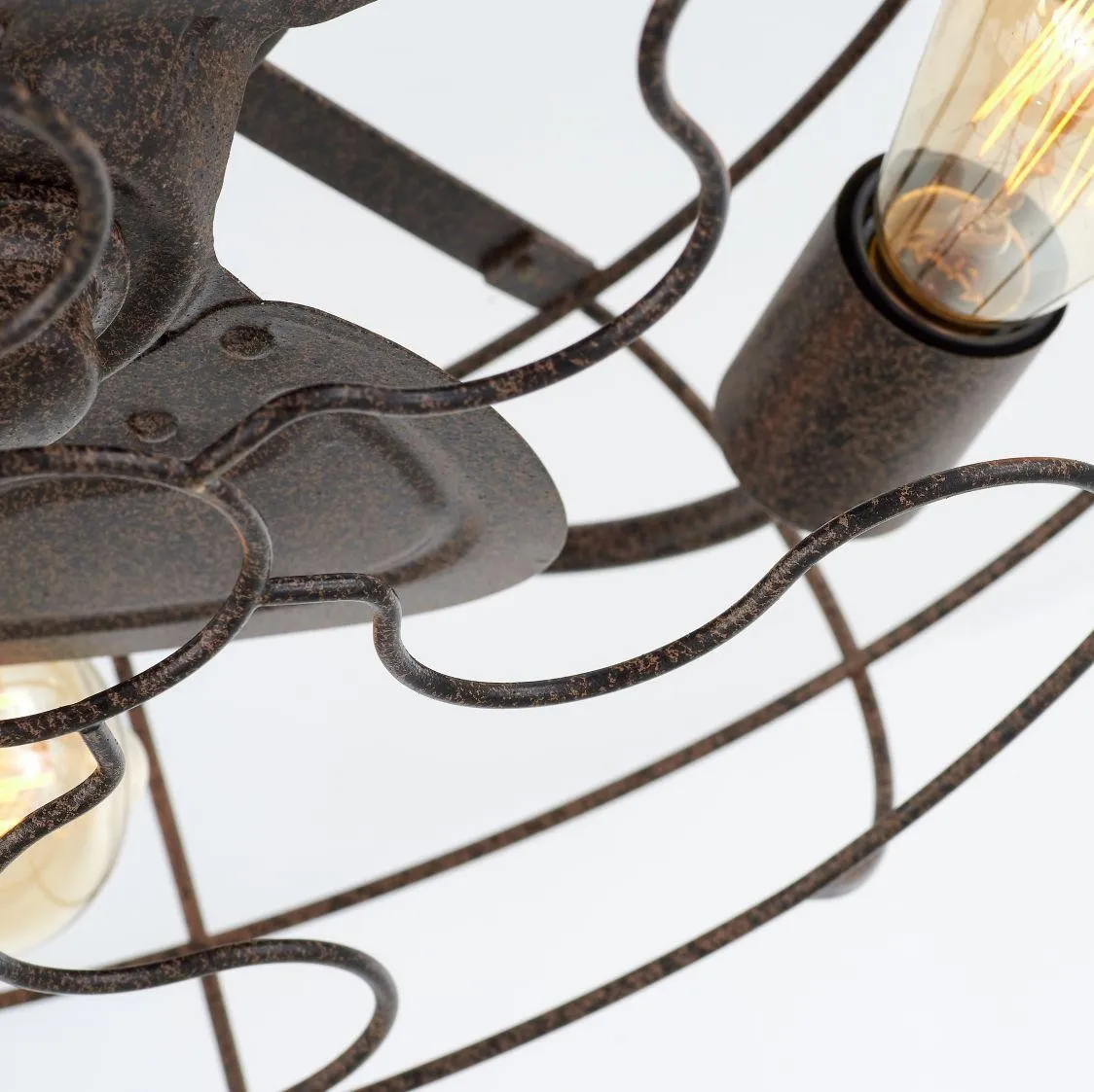 Vintage ventilator kroonluchter