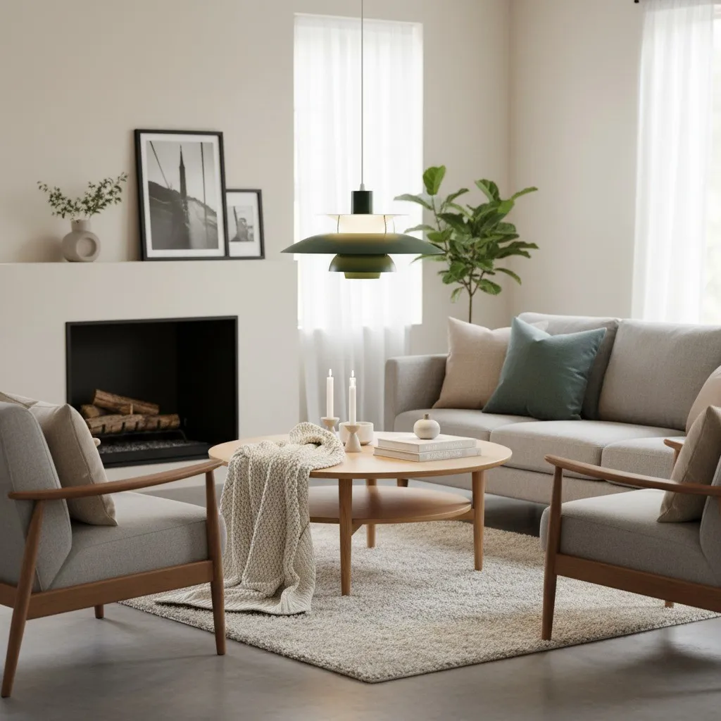 Deense Multilayer Metalen Hanglamp HL38