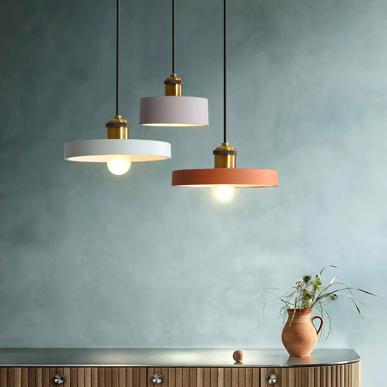 Moderne hars geometrische hanglamp HL787